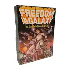 Avalon Hill Freedom in the Galaxy Bookcase Game Complete Fair Condition