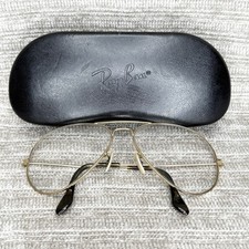 RAY BAN Sunglasses Gold Frames Eyeglasses Large Aviator 62-14 FRAME ONLY Italy