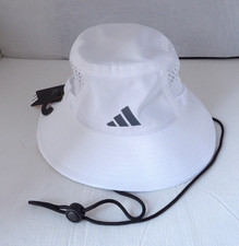 NWT Authentic ADIDAS VICTORY 5 CLIMACOOL White/Black Bucket Hat Men's S/M Unisex
