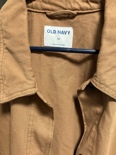 Old Navy Jacke Herren Größe 4x. " Knopfleiste vorne, 34-1/2 L, 32 W Ärmel 24-1/4 Zoll - Bild 3 von 4
