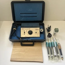 Vtg Sabre Detail Master IV Wood Burning System Kit Model 8595 W/ Pens Lot Tested