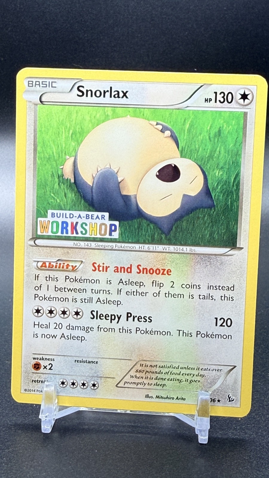 Snorlax - (Build-a-Bear Workshop Exclusive) 080/106 LP