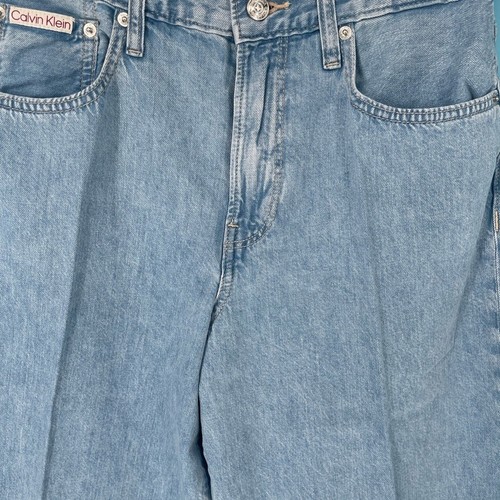 Jeans donna blu chiaro gamba larga tg 28Reg - Foto 3 di 8