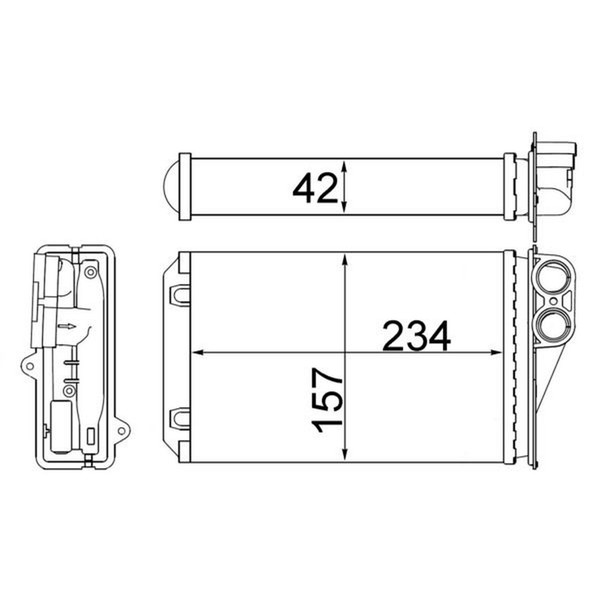 Mahle AH 248 000S WäRmetauscher, Innenraumheizung-image