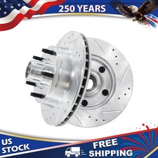 11.73 298mm Rwd Front Drilled Disc Brake Rotors For Ford F-150 E-150 Econoline
