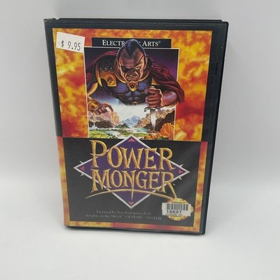 CIB POWER MONGER SEGA GENESIS VIDEO GAME COMPLETE IN BOX