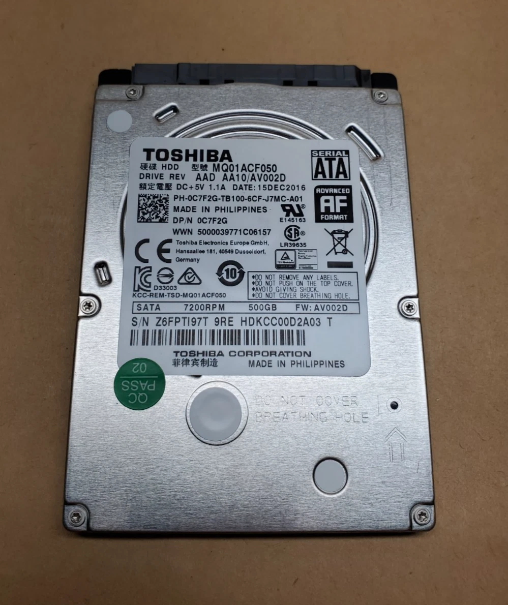Toshiba 500GB Computer Internal Hard Disk Drives for sale | eBay
