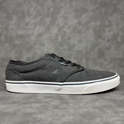 VANS Atwood Textile Athletic Sneakers Men's Gray Orion Lace-Up Low Top 11.5
