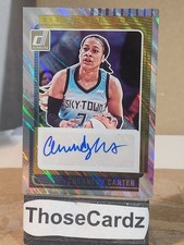 2025 Donruss WNBA Signature Series Holo Laser Foil #SS-CCT Chennedy Carter