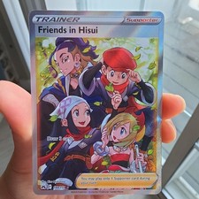 Friends in Hisui 148/159 Ultra Rare Crown Zenith Pokemon Holo Near Mint