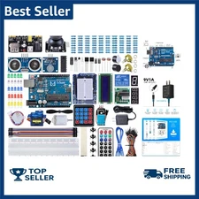 Complete Arduino Starter Kit: Microcontroller, Modules & Tutorials for Beginners