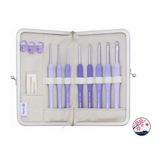 Tulip Etimo Murasaki Crochet Hook Set Cushion Grip TEM-001 Japan New