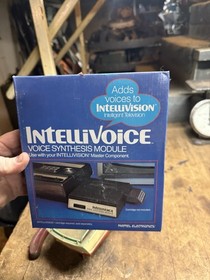 New Video Game Mattel INTELLIVISION INTELLIVOICE Voice Synthesis Module 3330 Box