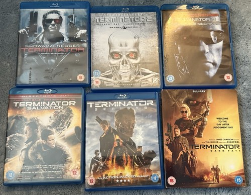 Terminator 1 - 6 komplette Blu Ray Sammlung