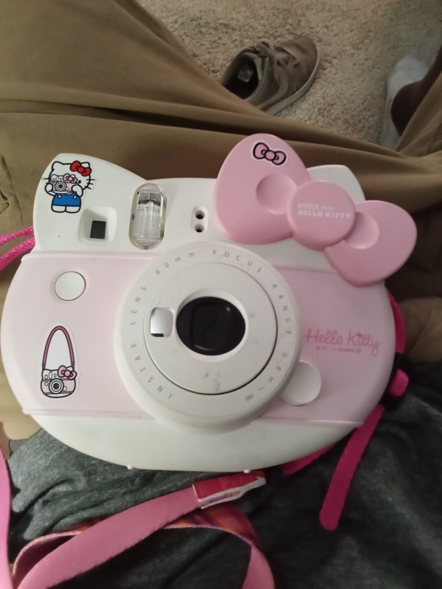 FUJIFILM Hello Kitty Instax Mini Checki Instant Camera Pink
