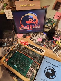 MORTAL KOMBAT 2 PCB JAMMA ARCADE MAIN BOARD ONLY REV 3.1 WORKING!!!! MIDWAY 