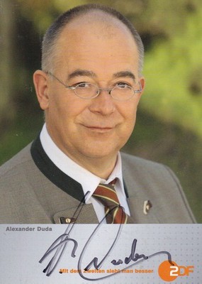 Autogramm - Alexander Duda (Die Rosenheim-Cops)