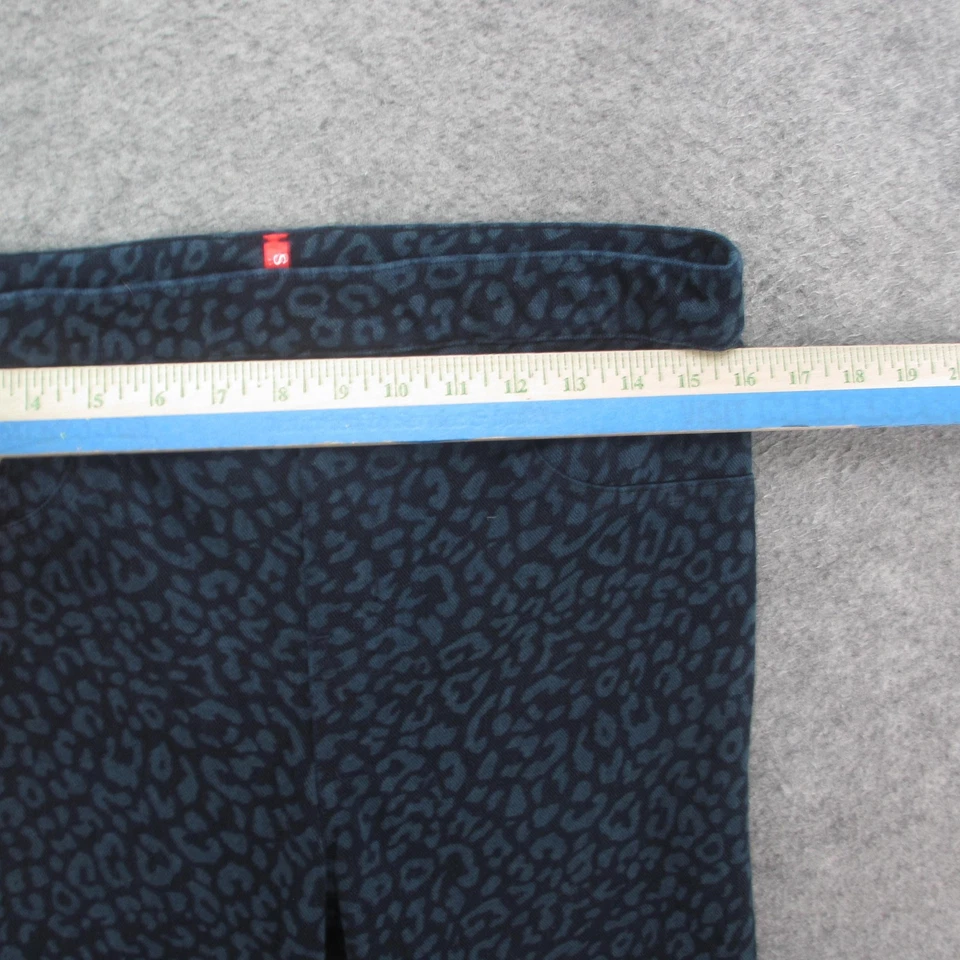 Leggings Spanx Mujer Grandes Azul Negro Estampado Leopardo Pull On Modelado Foto 3 de 4