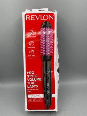 REVLON Silicone Bristle Heated (No Burn) Hair Styling Brush