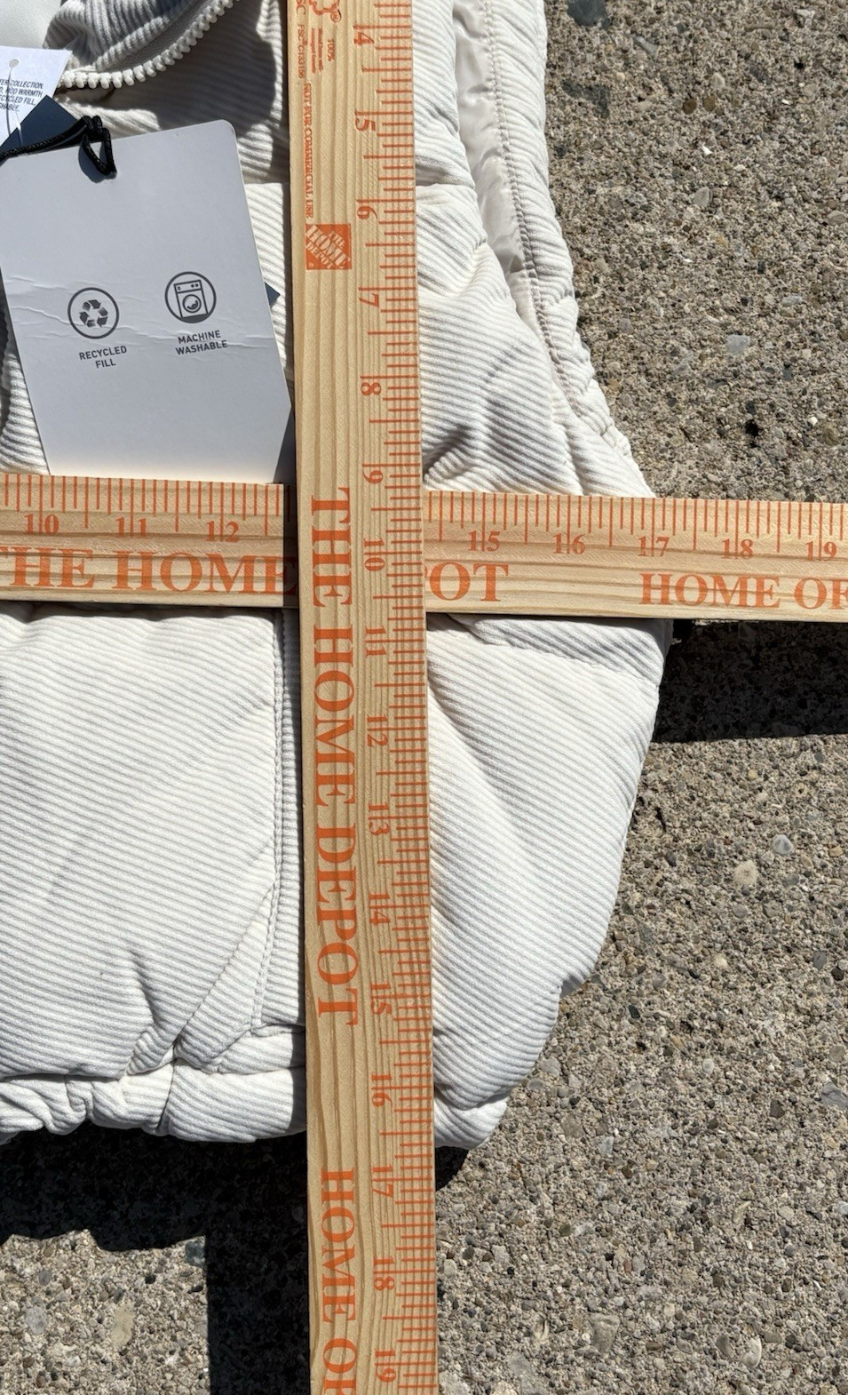 Hollister Womens Cropped Corduroy Vest XS Light Beige Quilted Zip NWT Layering