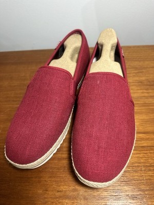 Skechers Bobs Flexpadrille Maroon Espadrille Loafer Shoes Womens Sz 10 New