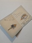 Vintage Birthday Greeting Card Girl With Carriage Stroller Pram & Parasol — photo 4
