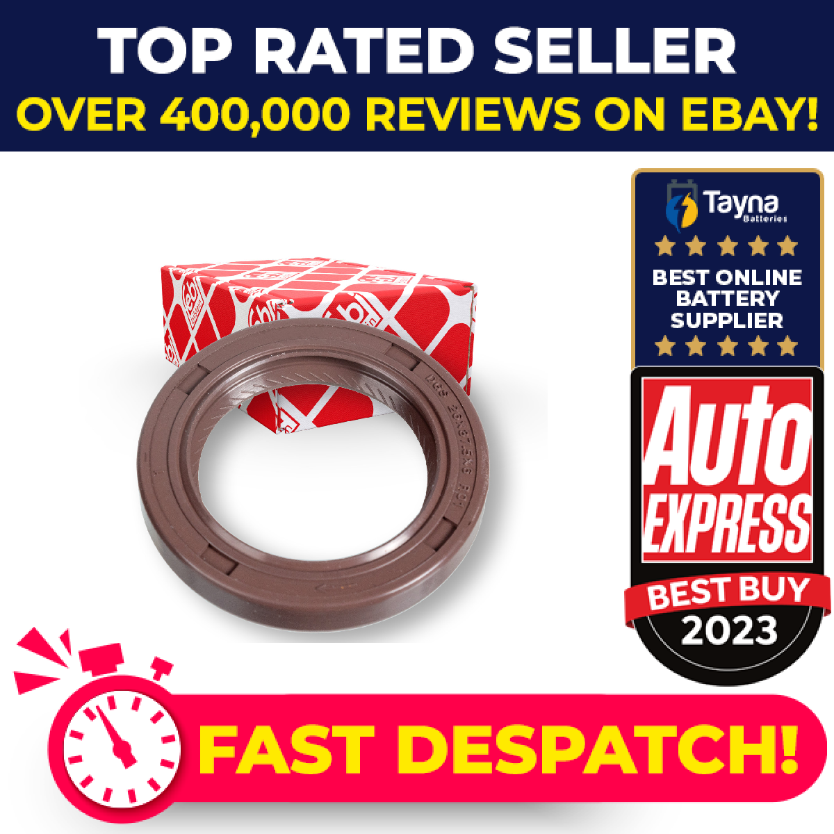 Crankshaft Oil Seal fits KIA VENGA YN Front 1.4 1.6 2010 on 214212B010 Febi New