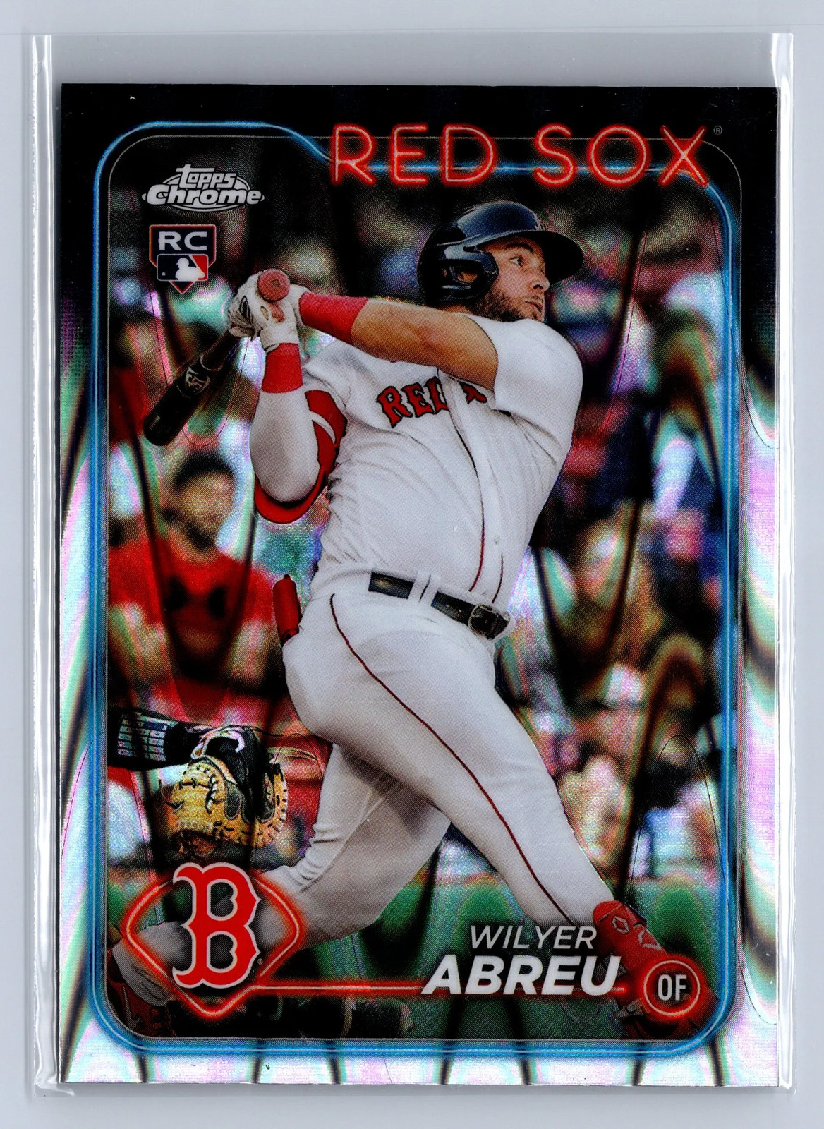 2024 Topps Chrome Wilyer Abreu RayWave Refractor #165