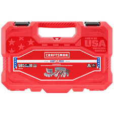 Craftsman CMMT45016, 59pc Socket Set 6pt SAE/Metric, USA Made Sears Rare