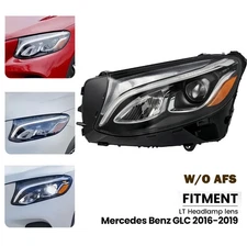 Complete Left LED Headlight Fit 2016-2019 MB GLC300 Basic Lighting Factory Style