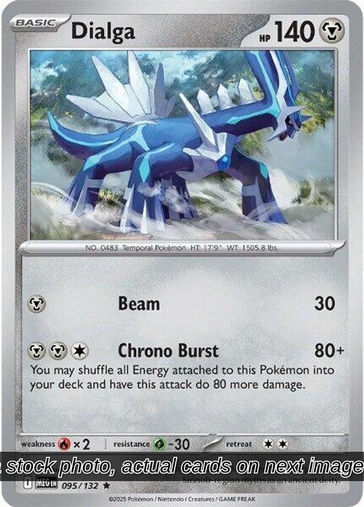 Pokemon Dialga MEG Holofoil - 095/132 NM EN