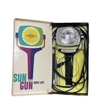 60s 70s Vintage Sylvania Sun Gun Movie Light w/Original Box Works Model SG-50