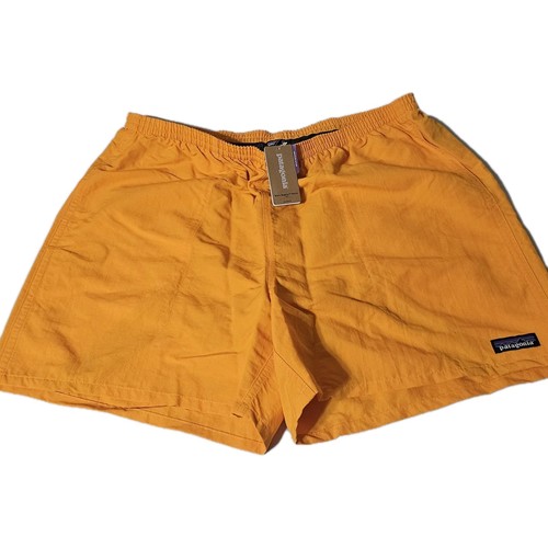 NEW Patagonia Baggies 5" Shorts Mens Size XL Orange Lined Drawstring Pockets - Picture 4 of 9