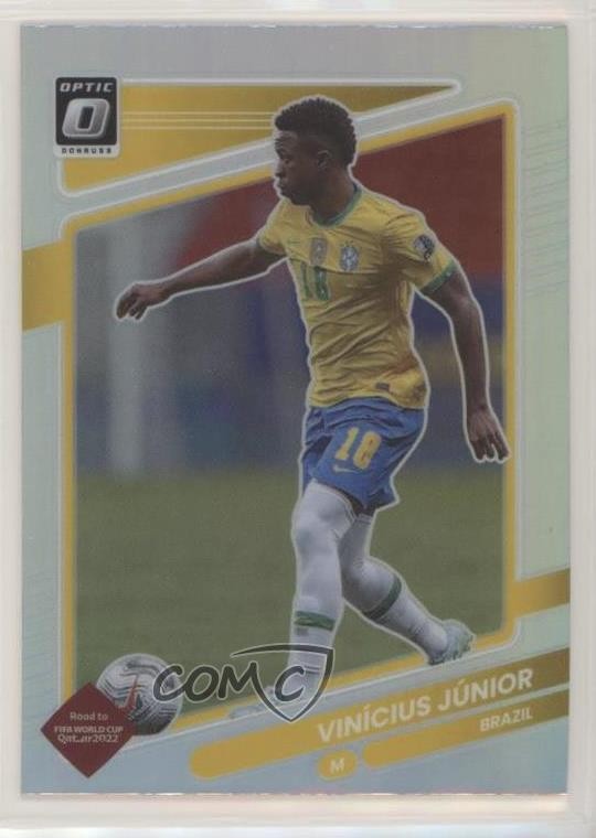 2021 Panini Donruss Road to Qatar Optic Holo Prizm Vinicius Junior Jr #26 1gg4