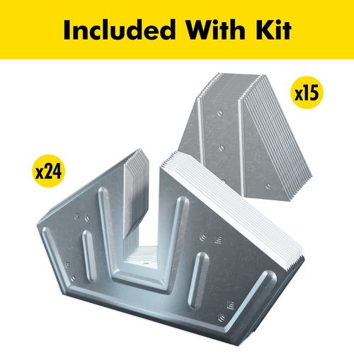 2x4basics 90192MI Custom Shed Kit with Peak Roof, 2x4 - 第 10/10 張圖片