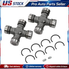 2x Premium Driveshaft Universal Joints Pair Front Or Rear Moog 534g Us