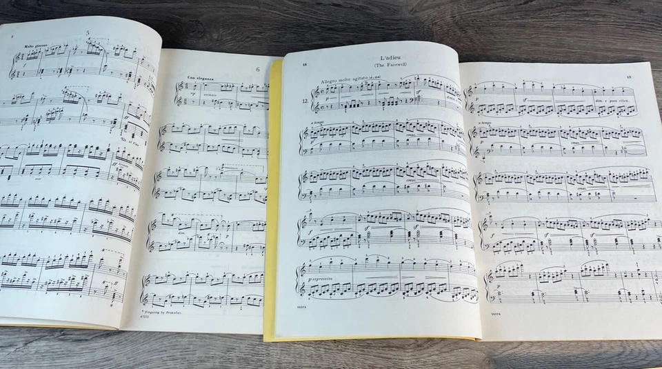 Lote de 10 LIVROS DE PIANO Biblioteca de Schirmer Partituras Heller Czerny - Imagem 4 de 4