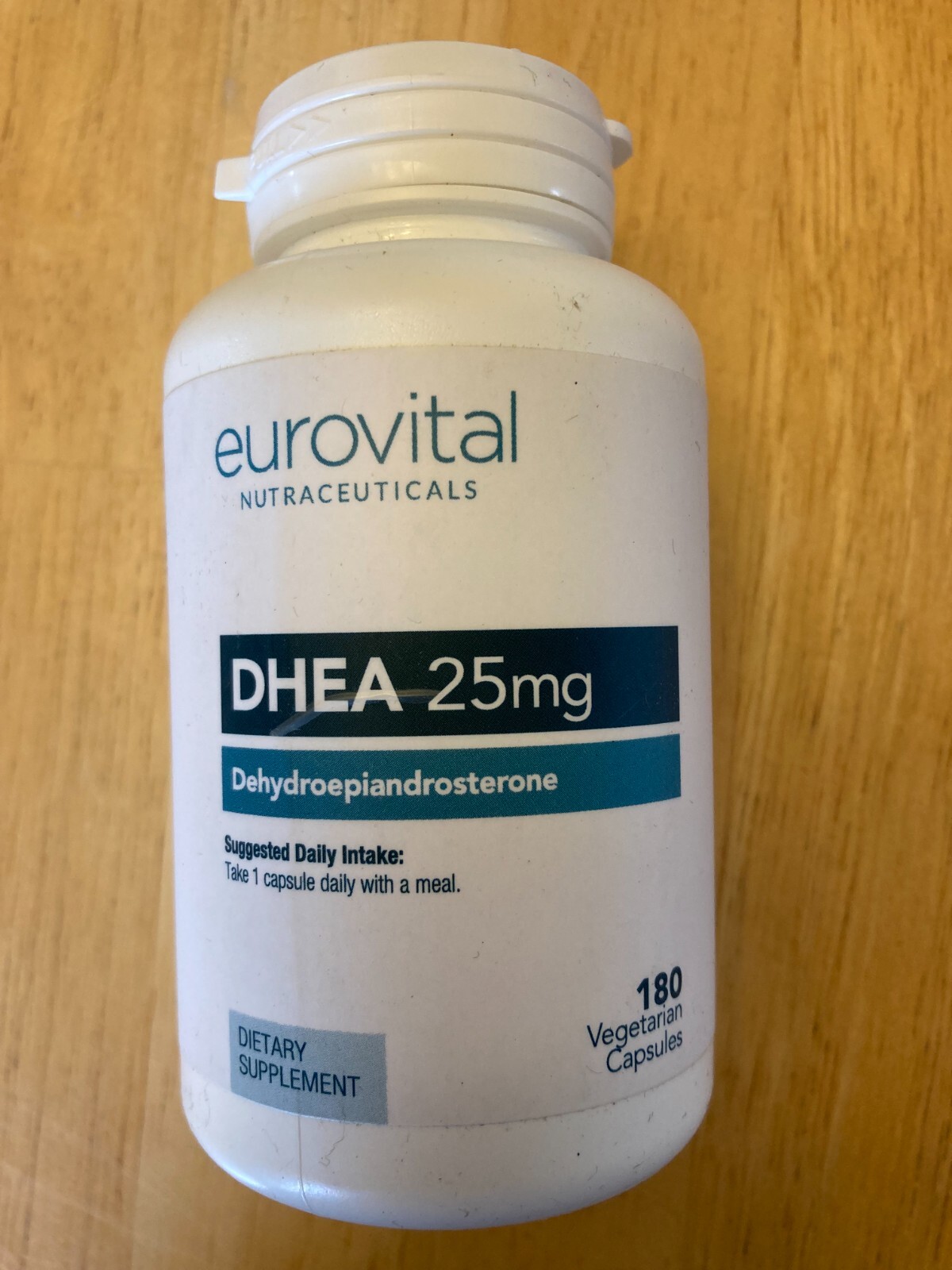 Eurovital DHEA 25mg 180 Vegetarian Tablets Dietary Supplement eBay