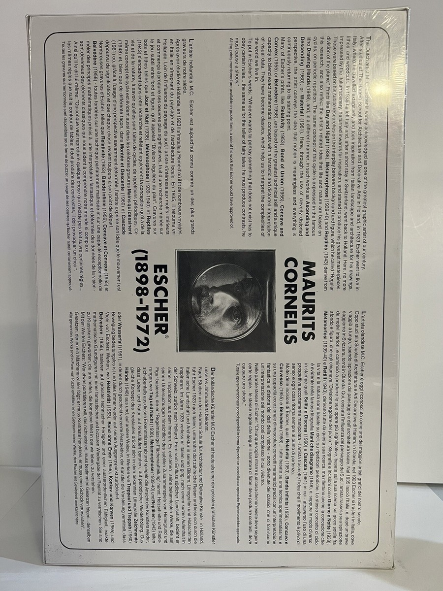 MC Escher Day And Night 1000 Piece Jigsaw Puzzle Selegiochi