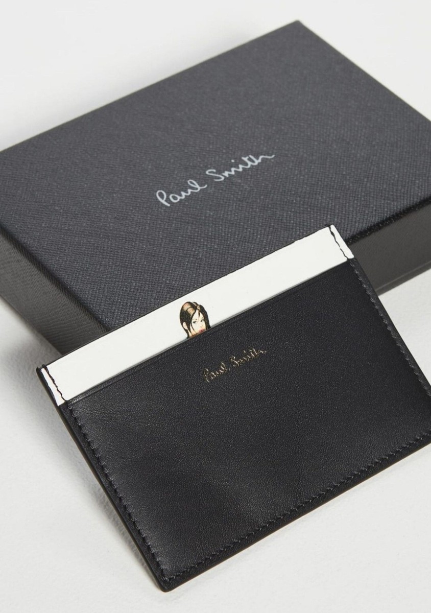 ⚡RARE⚡ PAUL SMITH Naked Lady Card Holder Genuine Leather *NEW W