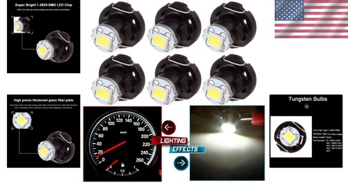 6 Pack Waterproof LED T4/T4.2 Neo Wedge Bulbs - Ultra Bright Vehicle Lighting - Picture 2 of 9