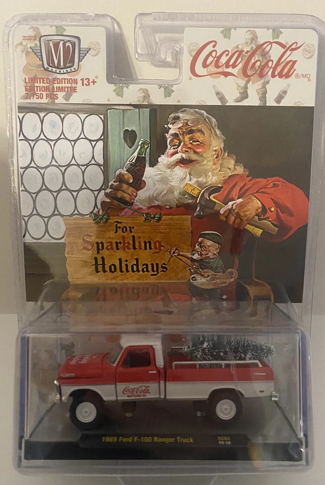 M2 Machines Coca-Cola Sparkling Holidays Wagon Ford F-100 VW Double Beetle Lot - Image 3 of 4