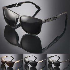 Polarized Square Men's Sunglasses Anti-Glare UV Sports Driving Fishing Eyewear