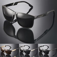 Polarized Square Men's Sunglasses Anti-Glare UV Sports Driving Fishing Eyewear