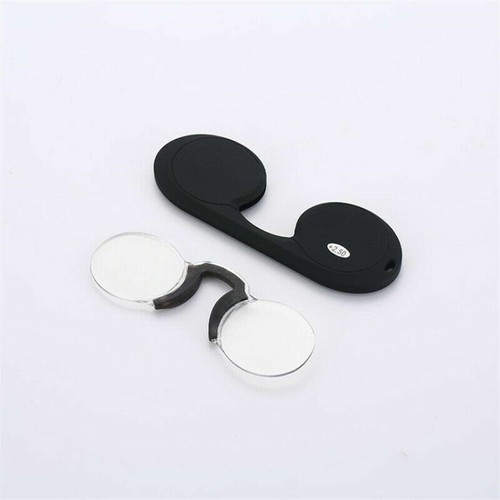 Clip Naso Senza Cornice Ultra Sottile Occhiali da Lettura Mini Portatile Senza Braccia Pieghevole min - Foto 12 di 18