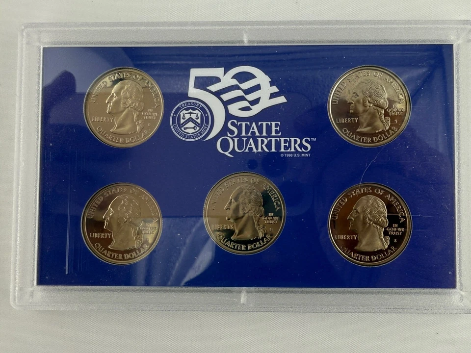 Juego de prueba revestido 2000 EE. UU. Como nuevo embalaje original del gobierno certificado de autenticidad OGP Foto 4 de 4