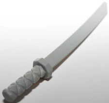 Lego Castle Light Gray Ninja Katana Sword Minifig Weapon