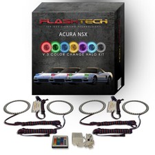 RGB Angel Eye LED Halo kit with IR Remote for 1991-2001 Acura NSX Headlights