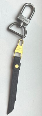 Authentic Louis Vuitton  Key Hook Charm With Leather Strap 