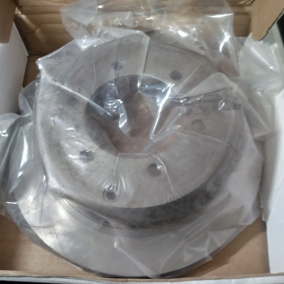 Rotor de freno trasero ACDelco 18A601A plateado para Mitsubishi Montero 1994-2004 Foto 3 de 4